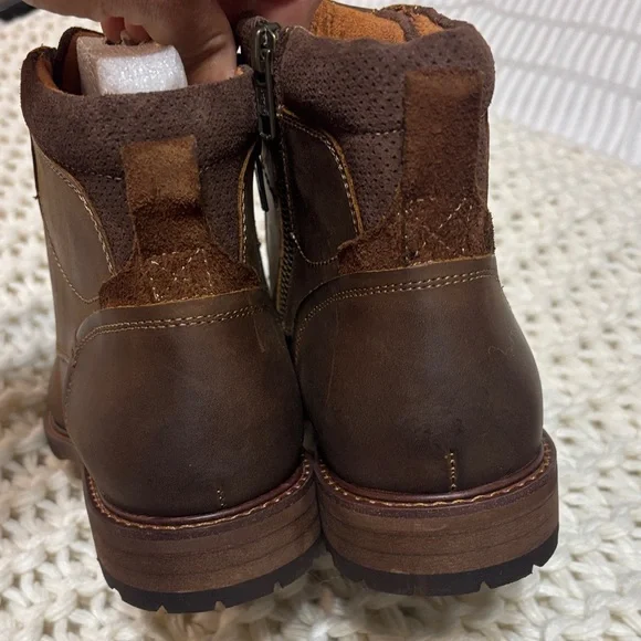 Florsheim Men's Brown Leather Boots - Picture 5 of 8